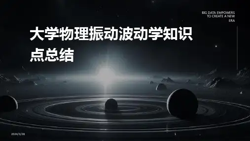 大学物理振动波动学知识点总结-2024鲜版