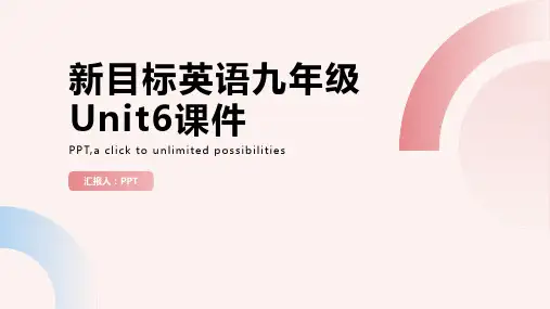 新目标英语九年级Unit6整单元课件