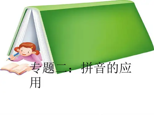 拼音的应用