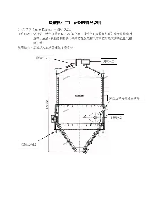 酸再生设备工艺说明