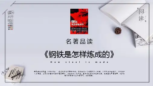 《钢铁是怎样炼成的》名著导读PPT