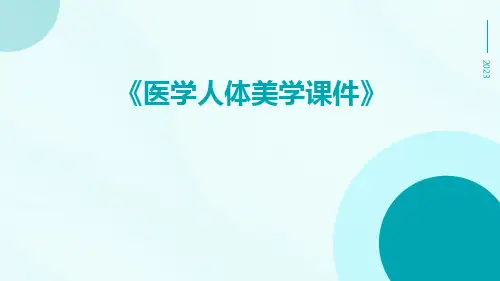 医学人体美学课件
