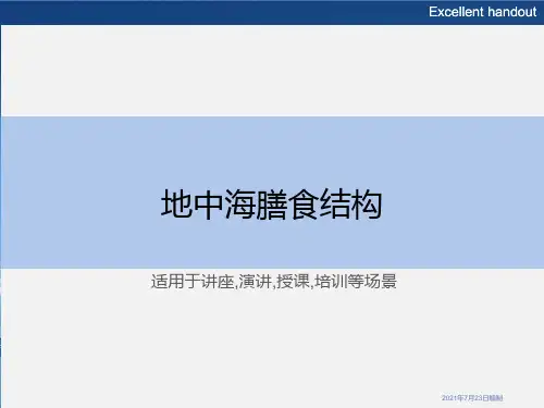 地中海膳食结构