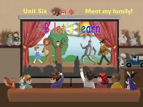 人教版(PEP)四年级上册英语：Unit 6 Meet my family! Part B Let’s learn  课件(18张PPT)