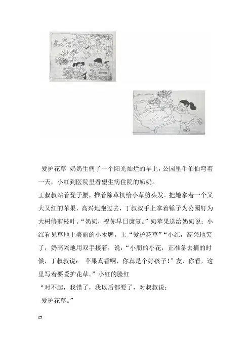 二年级看图写话例文完整版