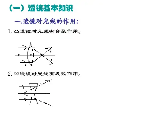 物理第一轮复习第三章凸透镜成像