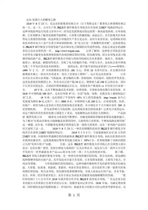 远东电缆巨人的蝶变之路11页