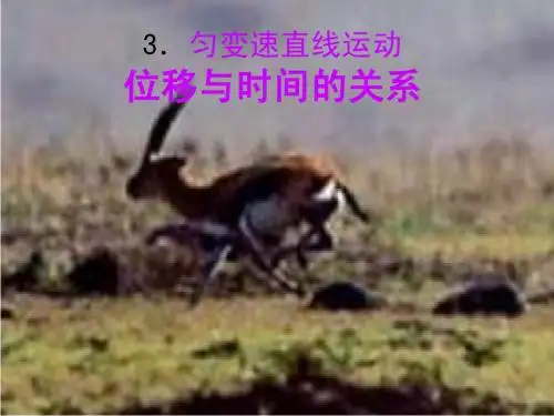 新课标高一物理课件：2.3(人教版必修1)