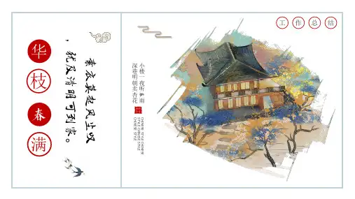 动态精美中国风工作总结计划汇报 (1)