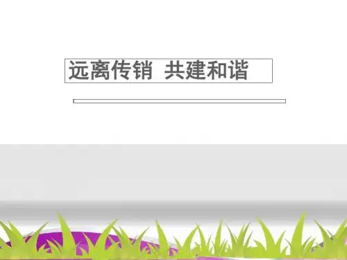 反对传销_ppt主题班会