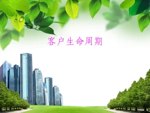 客户生命周期ppt课件