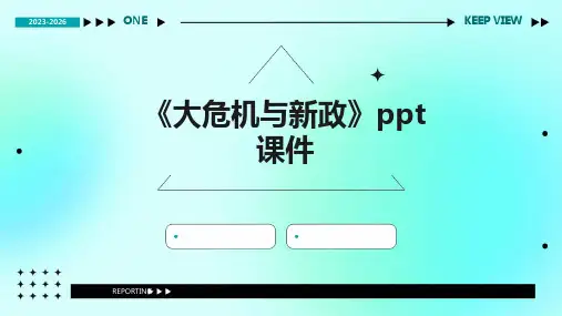 《大危机与新政》课件