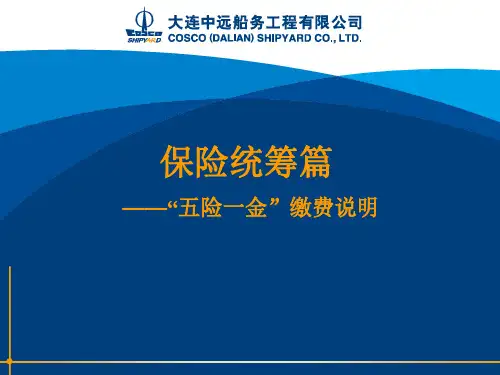 五险一金说明