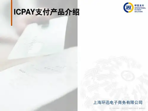 ICPAY支付产品介绍.ppt