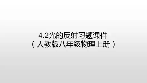 光的反射习题课件人教版八年级物理上册