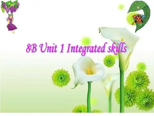【最新】牛津译林版八年级英语下册Unit 1 Past and present  Integrated skills精品课件(共37张PPT)