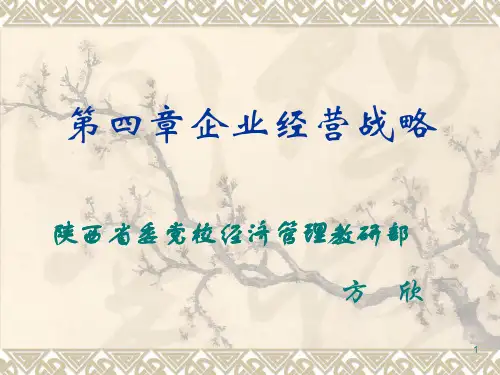 企业管理经营战略参考课件