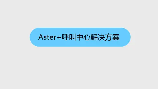 呼叫中心解决方案