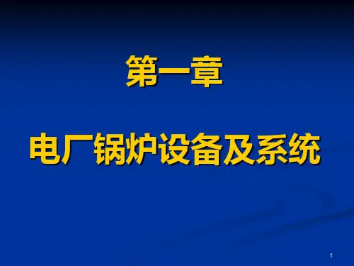 发电厂锅炉绪论PPT课件