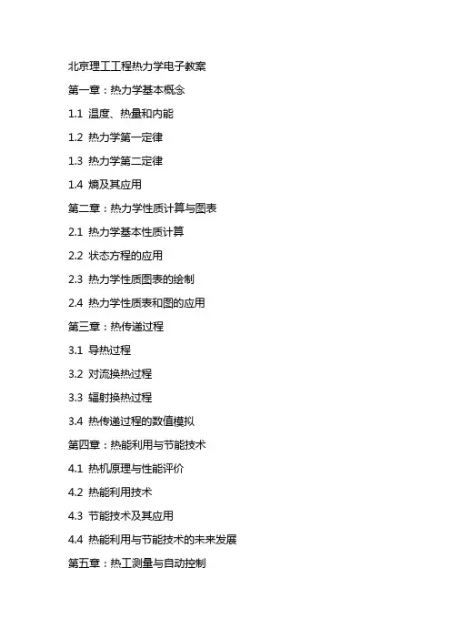 北京理工工程热力学电子教案