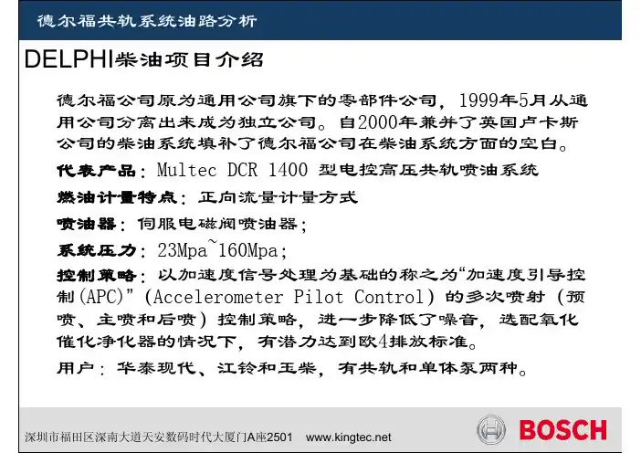 德尔福高压共轨泵