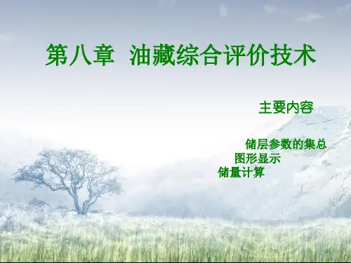 第8章-油藏综合评价