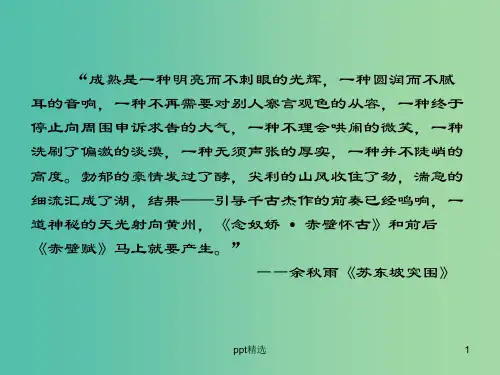 高中语文 9《赤壁赋》课件 新人教版必修2