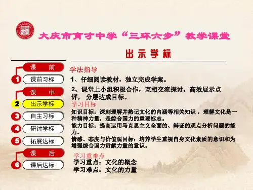 人教版高二政治1.1《体味文化》 (共15张PPT)教育课件