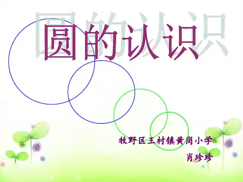六年级上册数学课件圆的认识︳西师大版2
