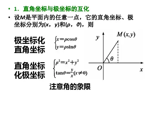极坐标与参数方程ppt课件