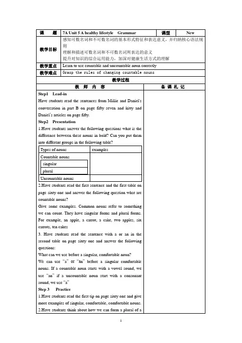 Unit 5 Grammar 电子教案 译林版(2024)英语七年级上册