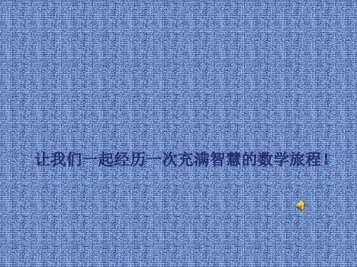 认识等式和方程