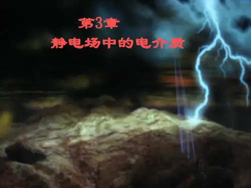 第三章 电场中的电介质