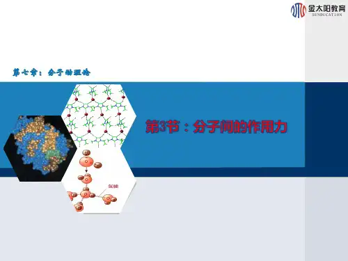 《分子间的作用力》PPT演示课件