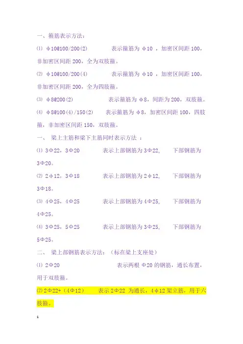 教你看懂建筑图纸(钢筋部分)