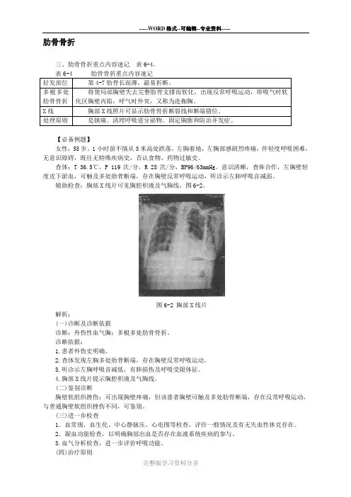 2018临床医师实践技能知识考点六十五)