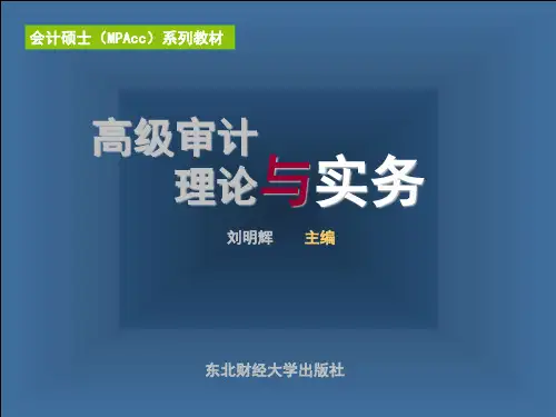 高级审计理论与实务完整版