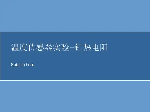 铂热电阻