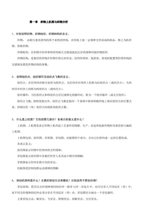 织物组织