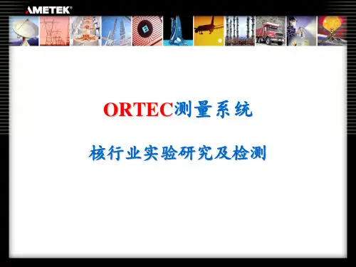 ORTEC核检测设备 ppt课件