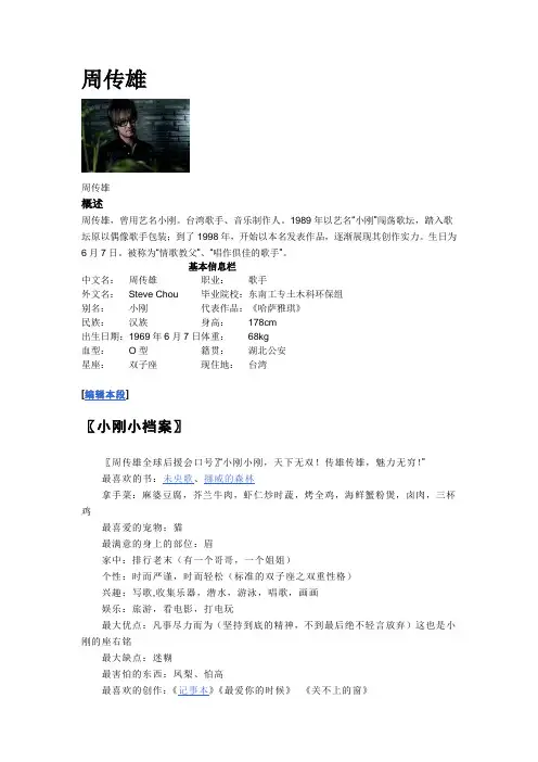 小刚简介