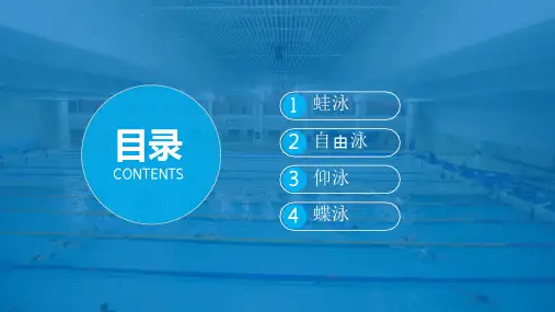 简单易学的4种游泳姿势课件PPT