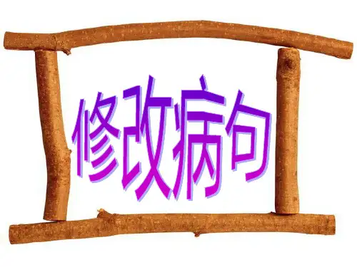 六年级修改病句大全精编版