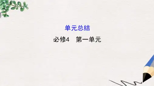 高考政治一轮复习4.1生活智慧与时代精神单元总结课件新人教版必修4