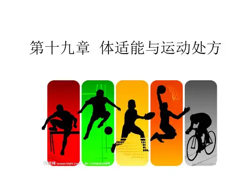 第十九章体适能与运动处方