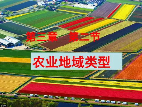 高级中学湘教版高中地理必修二课件：3.2 农业地域类型(共22张PPT)