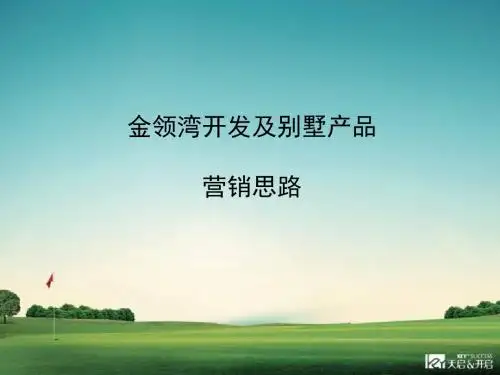 天启开启2019年沈阳金领湾开发及别墅产品营销思路