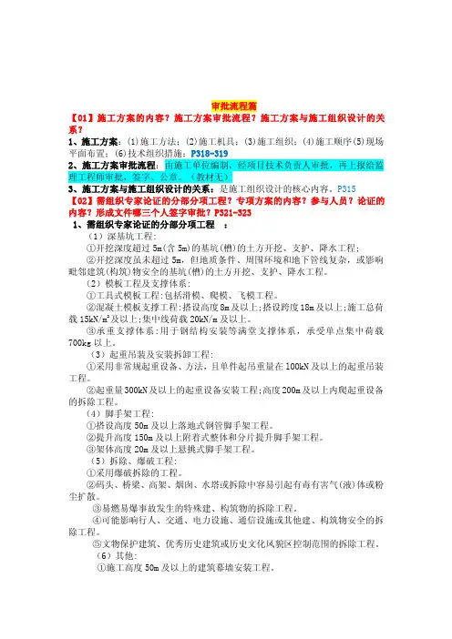 2018一建市政必备考点121条(完整版)