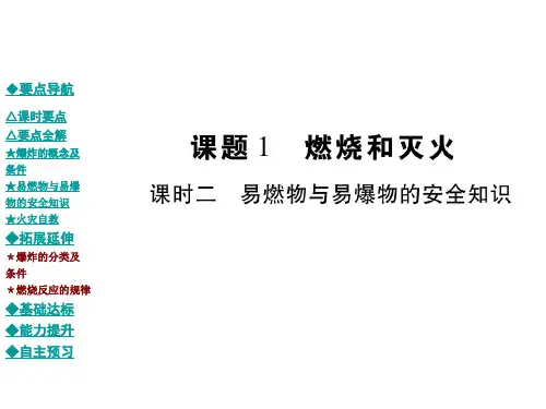 九年级化学上册 第7单元 燃料及其利用 课题1 课时二 