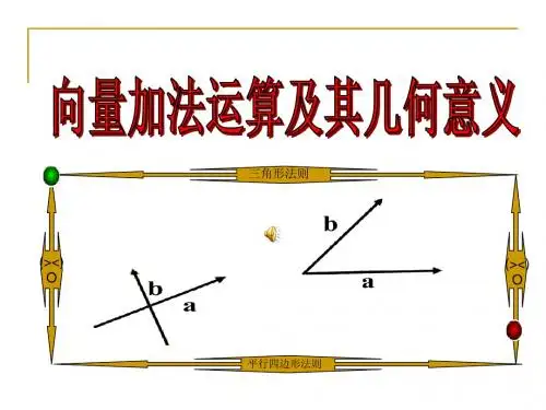 2.2.1向量加法运算及其几何意义
